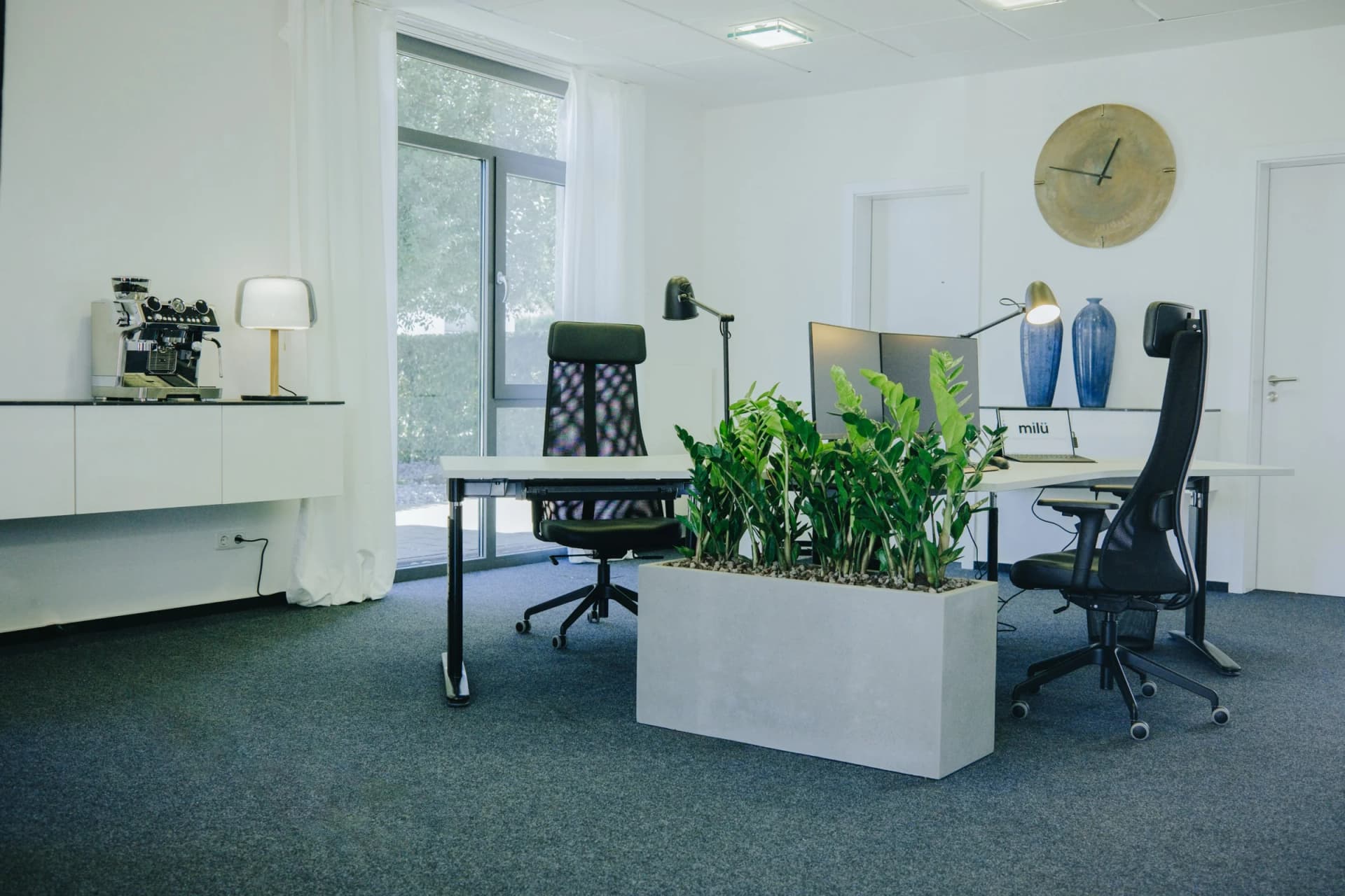 Arbeitsplätze im milü-Büro in Minden-Lübbecke
